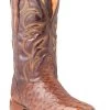 El Dorado Men's Handmade Full Quill Ostrich Stockman Boots - Broad Square Toe -Best Cowboy Boot Store 2000221953 221 P1
