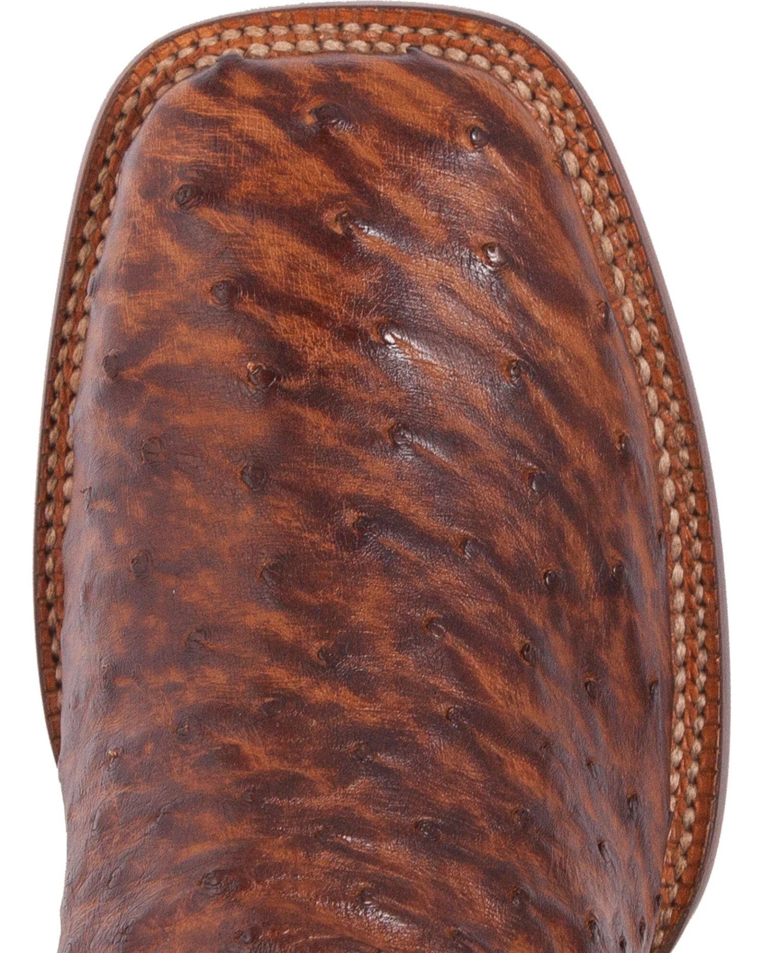 El Dorado Men's Handmade Full Quill Ostrich Stockman Boots - Broad Square Toe 7 El Dorado Men's Handmade Full Quill Ostrich Stockman Boots - Broad Square Toe - Image 6