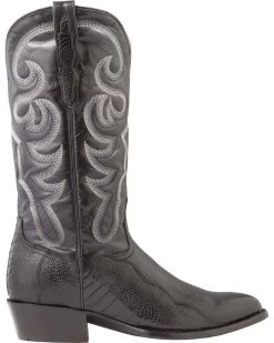 El Dorado Men's Handmade Ostrich Leg Western Boots - Medium Toe -Best Cowboy Boot Store 2000221956 001 RT