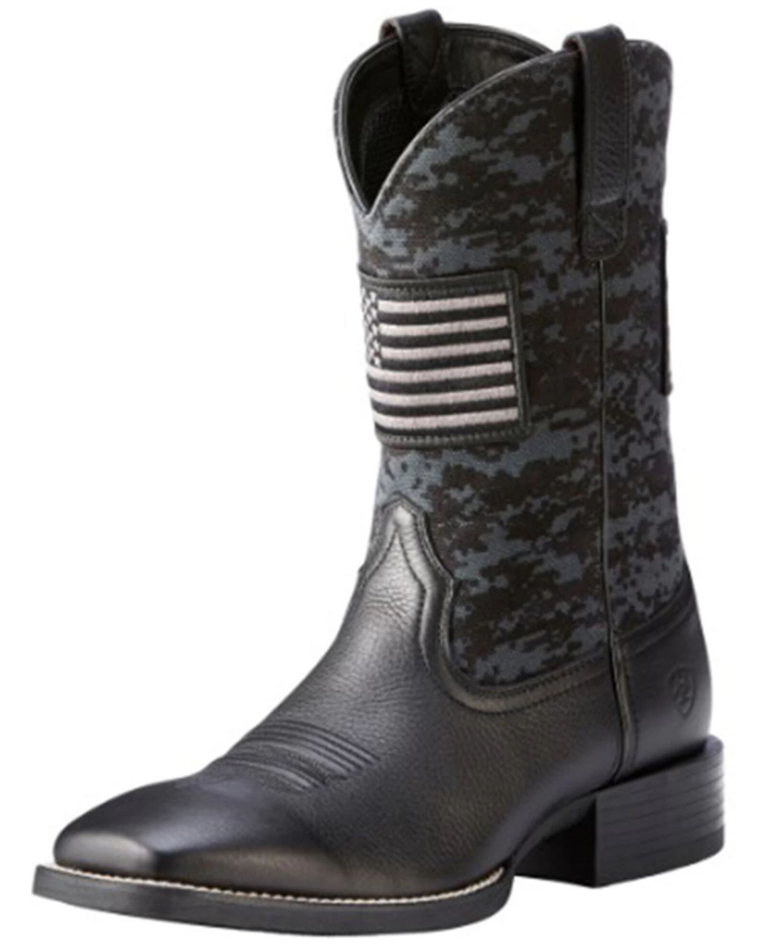 Ariat Men's Camo Sport Patriot Western Performance Boots - Broad Square Toe 3 Ariat Men's Camo Sport Patriot Western Performance Boots - Broad Square Toe