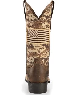 Ariat Women's Round Up Patriot Western Performance Boots - Broad Square Toe -Best Cowboy Boot Store 2000225468 200 BK