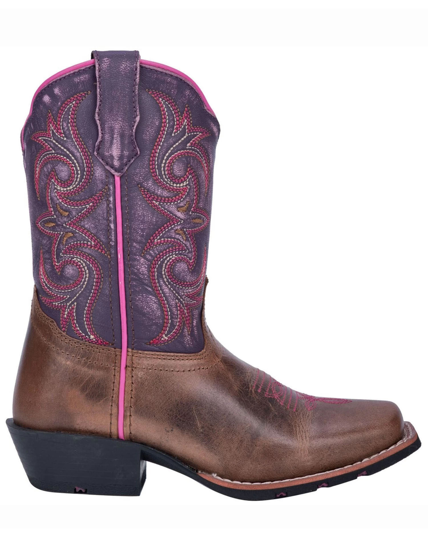 Dan Post Girls' Majesty Western Boots - Square Toe 4 Dan Post Girls' Majesty Western Boots - Square Toe - Image 2