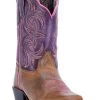 Dan Post Little Girls' Majesty Western Boots - Square Toe