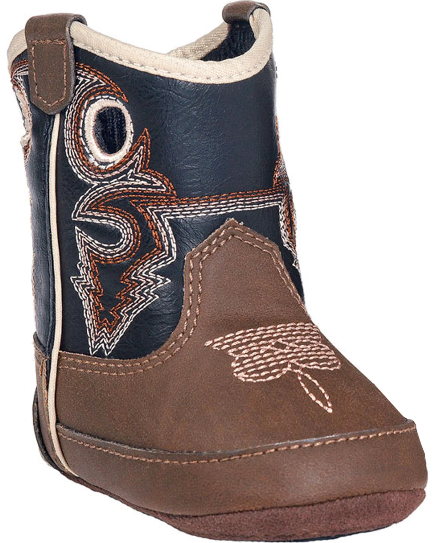 Double Barrel Infant Boys' Trace Baby Bucker Boots - Round Toe 3 Double Barrel Infant Boys' Trace Baby Bucker Boots - Round Toe