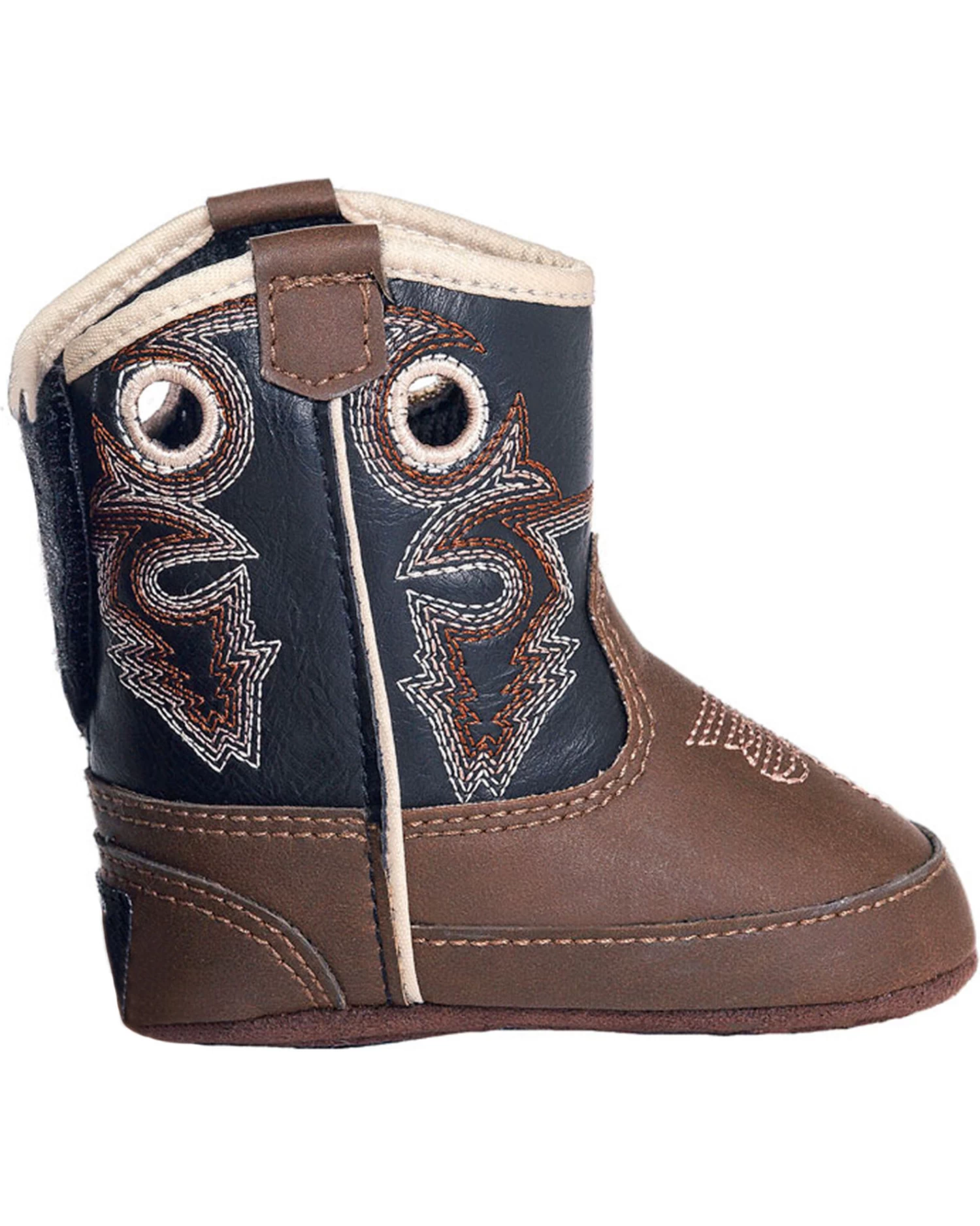 Double Barrel Infant Boys' Trace Baby Bucker Boots - Round Toe 5 Double Barrel Infant Boys' Trace Baby Bucker Boots - Round Toe - Image 3
