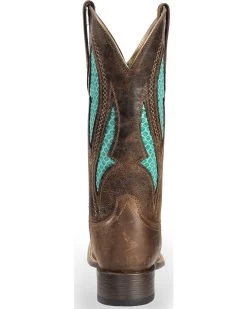 Ariat Women's VentTEK Ultra Quickdraw Western Performance Boots - Broad Square Toe -Best Cowboy Boot Store 2000233920 240 BK