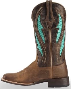 Ariat Women's VentTEK Ultra Quickdraw Western Performance Boots - Broad Square Toe -Best Cowboy Boot Store 2000233920 240 LT