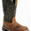 Smoky Mountain Boys' Jesse Bison Leather Print Boot - Square Toe 2 Smoky Mountain Boys' Jesse Bison Leather Print Boot - Square Toe -Best Cowboy Boot Store 2000236238 200 P1