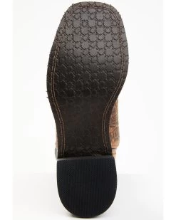 Smoky Mountain Boys' Jesse Bison Leather Print Boot - Square Toe -Best Cowboy Boot Store 2000236238 200 P7
