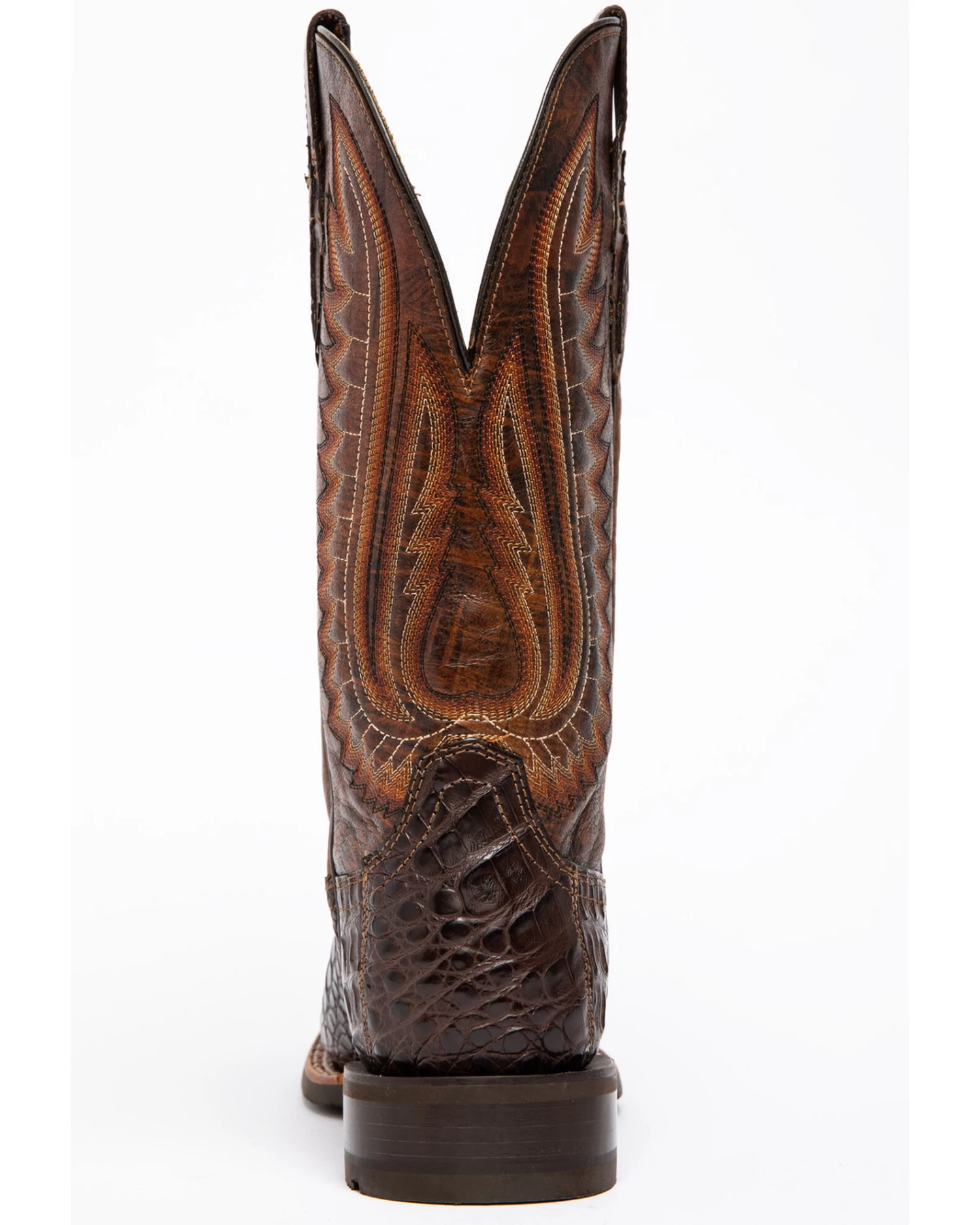 Ariat Men's Double Down Caiman Belly Cowboy Boots - Broad Square Toe 7 Ariat Men's Double Down Caiman Belly Cowboy Boots - Broad Square Toe - Image 5