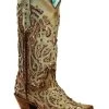 Corral Women's Mint Glitter Inlay Western Boots - Snip Toe  -Best Cowboy Boot Store 2000239665 300 P1