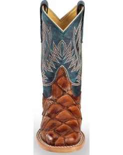 Horse Power Boys' Seas The Day Fish Print Boots - Square Toe 12 Horse Power Boys' Seas The Day Fish Print Boots - Square Toe -Best Cowboy Boot Store 2000241197 235 FT