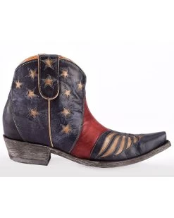 Old Gringo Women's United Patriotic Booties - Snip Toe  -Best Cowboy Boot Store 2000242242 400 RT