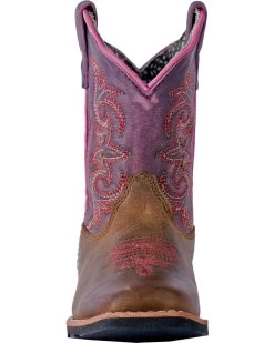 Dan Post Toddler Girls' Tryke Leather Boots - Square Toe 12 Dan Post Toddler Girls' Tryke Leather Boots - Square Toe -Best Cowboy Boot Store 2000244303 295 FT