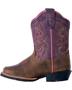 Dan Post Toddler Girls' Tryke Leather Boots - Square Toe 11 Dan Post Toddler Girls' Tryke Leather Boots - Square Toe -Best Cowboy Boot Store 2000244303 295 LT