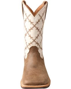 Twisted X Boys' Top Hand Western Boots - Square Toe -Best Cowboy Boot Store 2000244580 200 FT