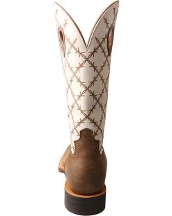 Twisted X Men's 14" Ruff Stock Boots - Broad Square Toe -Best Cowboy Boot Store 2000244621 200 BK