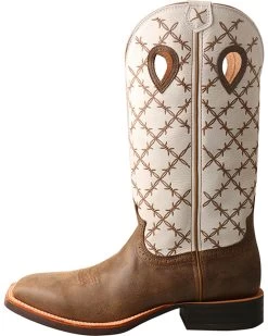 Twisted X Men's 14" Ruff Stock Boots - Broad Square Toe -Best Cowboy Boot Store 2000244621 200 LT