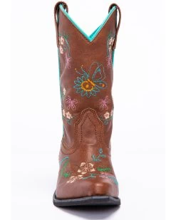 Shyanne Girls' Floral Embroidery Western Boots - Snip Toe 12 Shyanne Girls' Floral Embroidery Western Boots - Snip Toe -Best Cowboy Boot Store 2000253413 200 P4