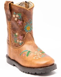 Shyanne Toddler Girls' Floral Western Boots - Square Toe