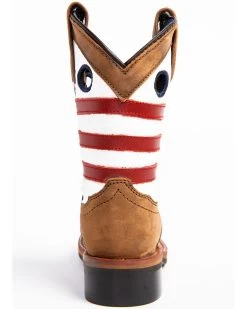 Cody James Boys' USA Flag Western Boots - Broad Square Toe -Best Cowboy Boot Store 2000253465 200 P5