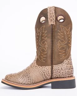Cody James Little Boys' Gator Print Western Boots - Broad Square Toe -Best Cowboy Boot Store 2000253467 200 P3