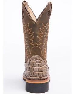 Cody James Little Boys' Gator Print Western Boots - Broad Square Toe -Best Cowboy Boot Store 2000253467 200 P5