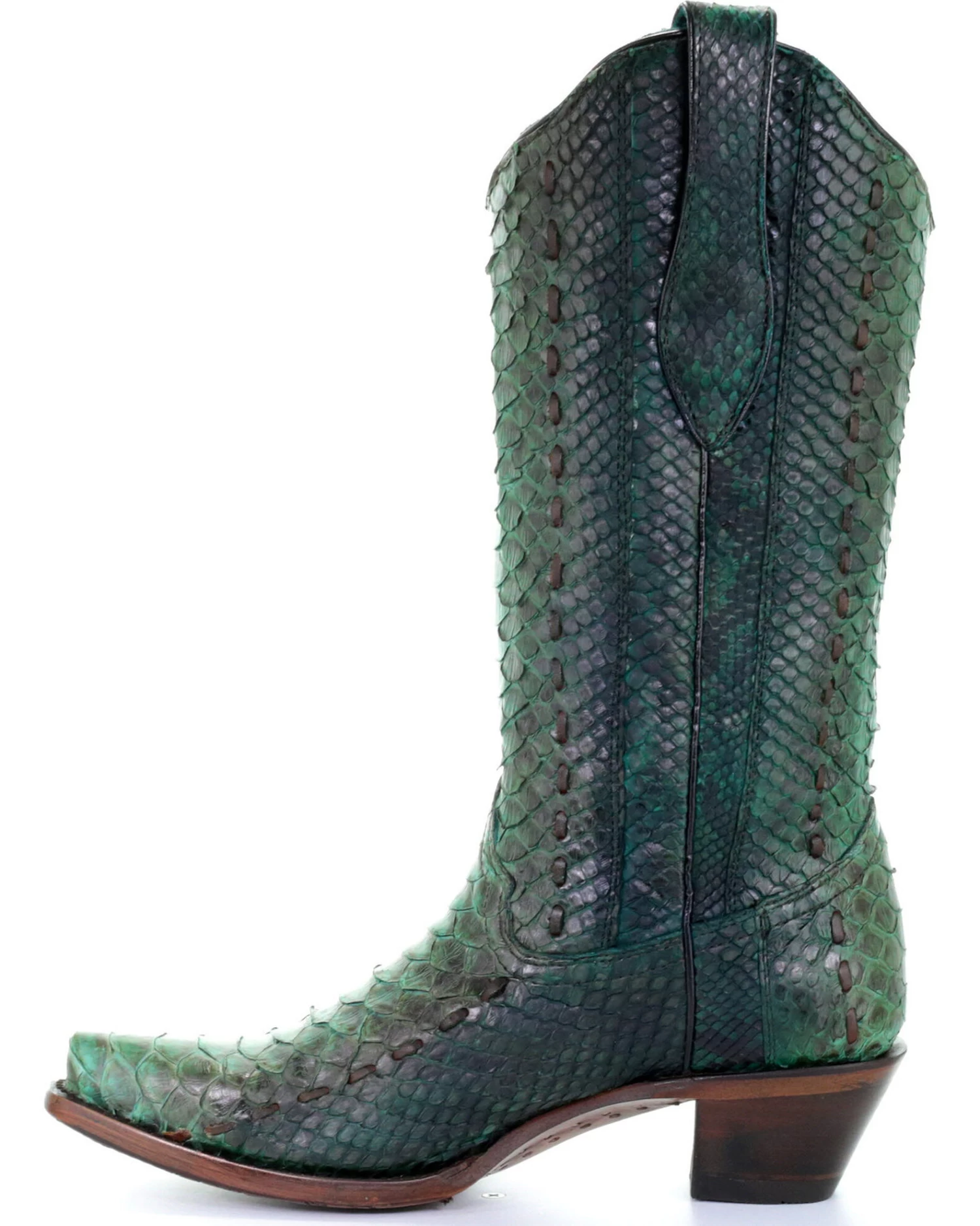 Corral Women's Full Python Woven Western Boots - Snip Toe 6 Corral Women's Full Python Woven Western Boots - Snip Toe - Image 4