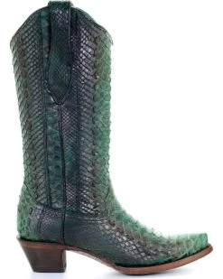 Corral Women's Full Python Woven Western Boots - Snip Toe 11 Corral Women's Full Python Woven Western Boots - Snip Toe -Best Cowboy Boot Store 2000253807 440 RT