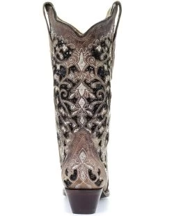 Corral Women's Floral Embroidered Western Boots - Snip Toe 10 Corral Women's Floral Embroidered Western Boots - Snip Toe -Best Cowboy Boot Store 2000257878 200 P4