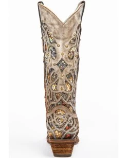 Corral Women's Taupe Inlay Western Boots - Snip Toe 13 Corral Women's Taupe Inlay Western Boots - Snip Toe -Best Cowboy Boot Store 2000257881 251 P5