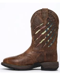 Brothers & Sons Men's Scratch American Flag Lite Performance Western Boots - Square Toe -Best Cowboy Boot Store 2000258768 200 P3
