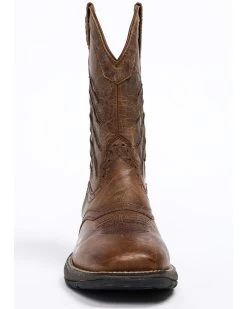 Brothers & Sons Men's Scratch American Flag Lite Performance Western Boots - Square Toe -Best Cowboy Boot Store 2000258768 200 P4