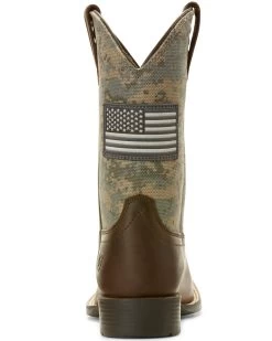 Ariat Boys' Patriot American Flag Western Boots - Broad Square Toe -Best Cowboy Boot Store 2000258932 200 P3