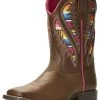 Ariat Girls' VentTEK Quickdraw Serape Western Boots - Broad Square Toe 1 Ariat Girls' VentTEK Quickdraw Serape Western Boots - Broad Square Toe -Best Cowboy Boot Store 2000258944 200 P1