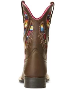 Ariat Girls' VentTEK Quickdraw Serape Western Boots - Broad Square Toe 9 Ariat Girls' VentTEK Quickdraw Serape Western Boots - Broad Square Toe -Best Cowboy Boot Store 2000258944 200 P3