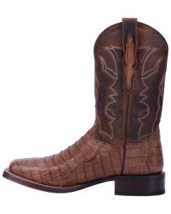 Dan Post Men's Kingsly Caiman Western Boots - Broad Square Toe -Best Cowboy Boot Store 2000276157 240 P3