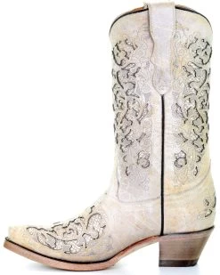 Corral Girls' Glitter Inlay Boots - Snip Toe -Best Cowboy Boot Store 2000276657 100 P3