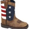 Smoky Mountain Toddler Stars And Stripes Western Boots - Square Toe