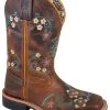 Smoky Mountain Little Girls' Floralie Western Boots - Square Toe -Best Cowboy Boot Store 2000276742 200 P1