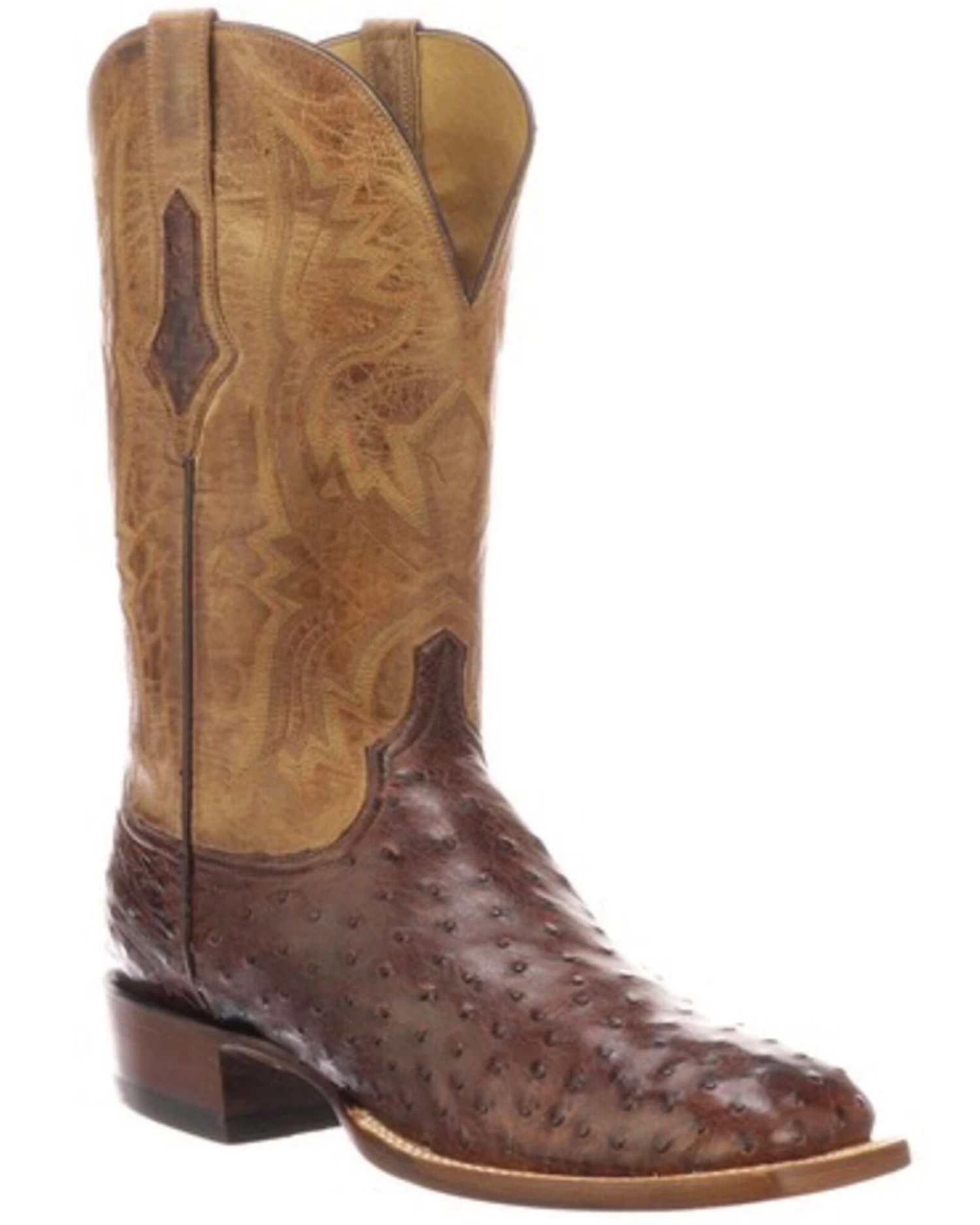 Lucchese Men's Cliff Exotic Western Boots - Square Toe 3 Lucchese Men's Cliff Exotic Western Boots - Square Toe