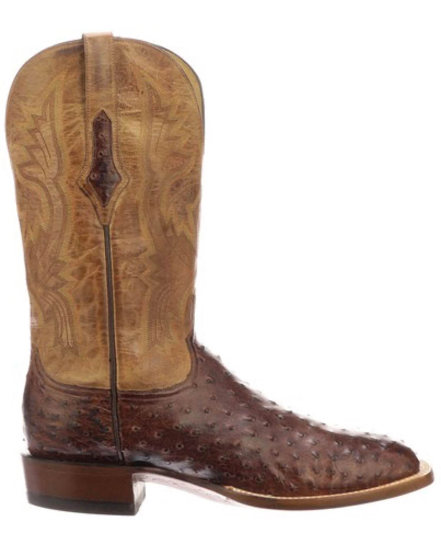 Lucchese Men's Cliff Exotic Western Boots - Square Toe 4 Lucchese Men's Cliff Exotic Western Boots - Square Toe - Image 2