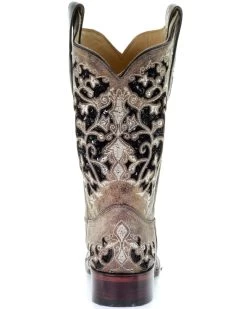 Corral Women's Sequin Inlay Western Boots - Square Toe -Best Cowboy Boot Store 2000280080 200 P4
