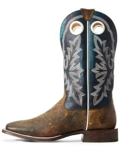 Ariat Men's Circuit Woodsmoke Western Boots - Broad Square Toe -Best Cowboy Boot Store 2000281381 907 P2