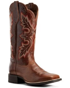 Ariat Women's Breakout Rustic Western Performance Boots - Broad Square Toe