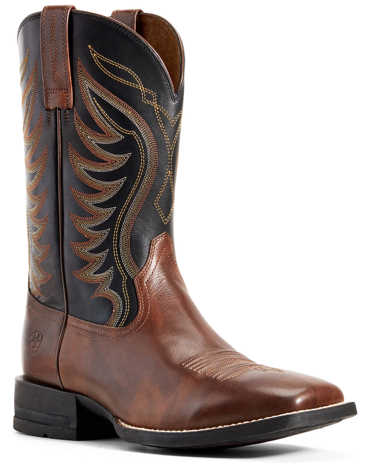Ariat Men's Amos Hand Stained Western Boots - Square Toe 3 Ariat Men's Amos Hand Stained Western Boots - Square Toe