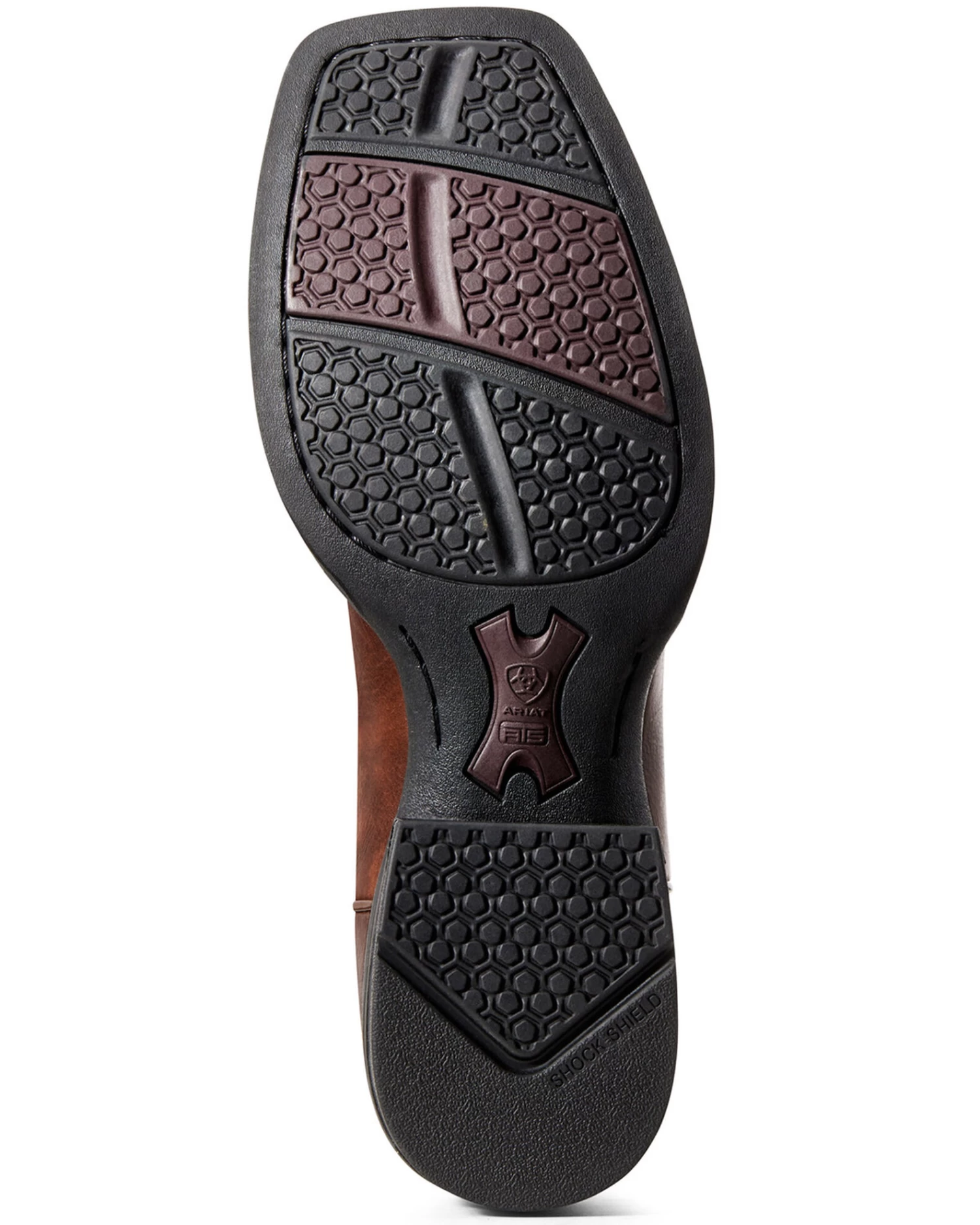 Ariat Men's Amos Hand Stained Western Boots - Square Toe 7 Ariat Men's Amos Hand Stained Western Boots - Square Toe - Image 5