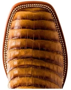 Horse Power Men's Toasted Caiman Print Western Boots - Square Toe -Best Cowboy Boot Store 2000285899 280 P5