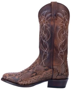 Dan Post Men's Manning Exotic Python Western Boots - Medium Toe -Best Cowboy Boot Store 2000285914 200 P3