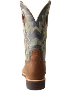 Twisted X Men's Top Hand Western Boots - Broad Square Toe -Best Cowboy Boot Store 2000287424 230 P4